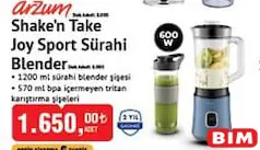 ARZUM SHAKE'N TAKE JOY SPORT SÜRAHİ BLENDER